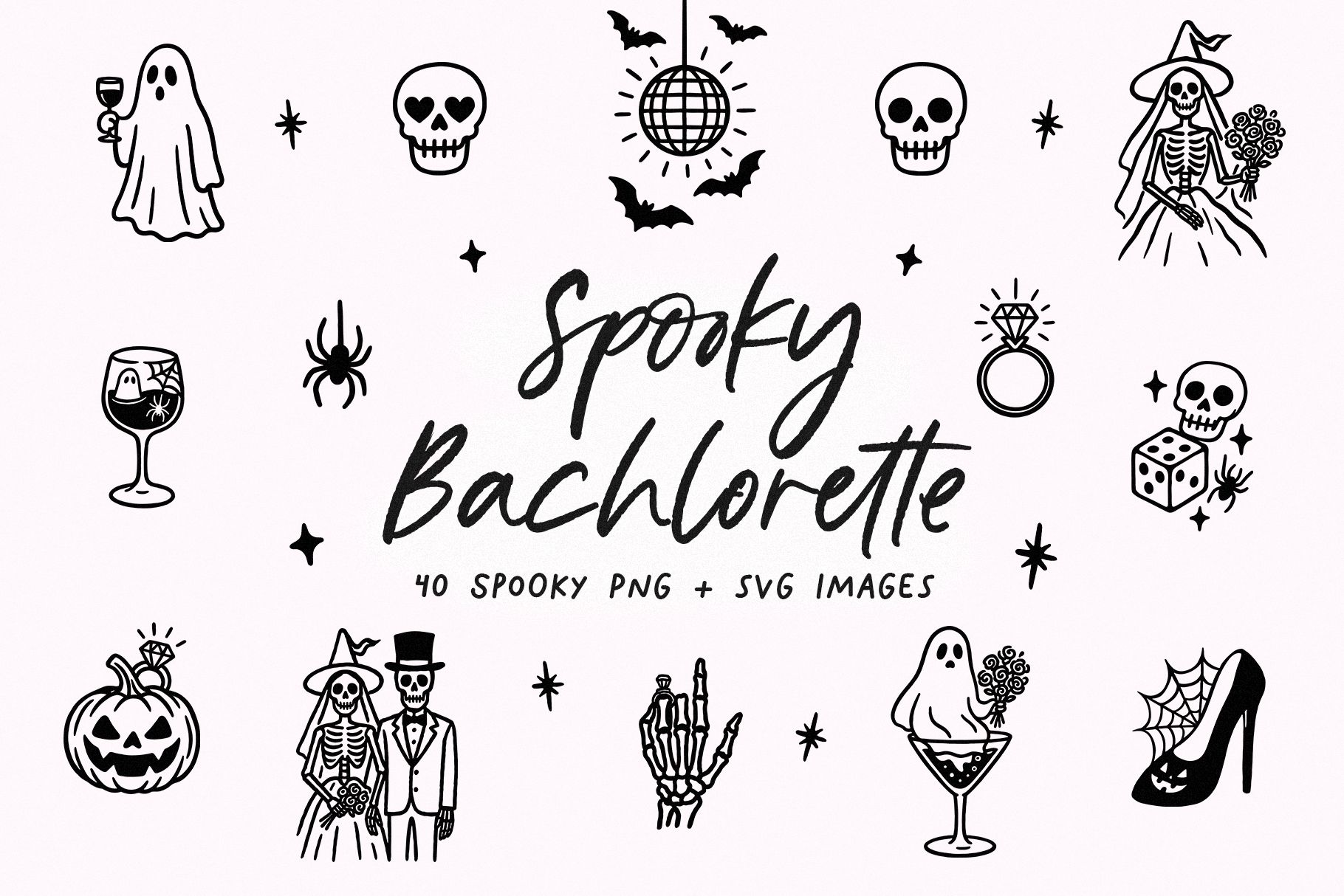 Halloween Bachelorette Clipart